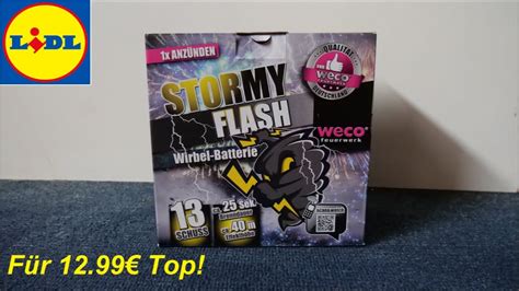 Weco Feuerwerk Lidl Stormy Flash Batch 2020 Für 12 99 Top YouTube