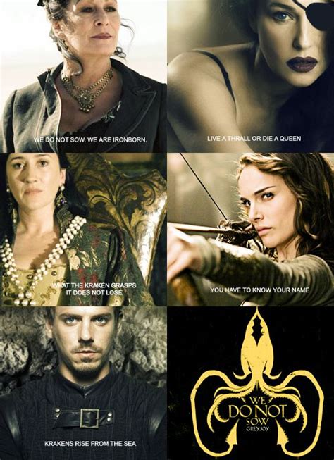 House Greyjoy Gender Swap Balon Greyjoy Anjelica Houston Euron