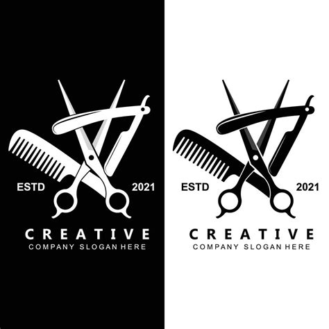 Hair Cutting Logo Vector Art, Icons, and Graphics for Free Download