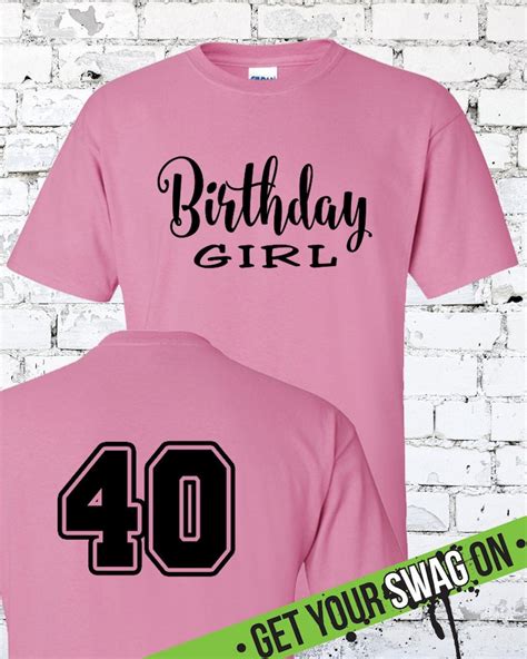 Birthday Girl T Shirt Its My Birthday T Shirt 40th Etsy