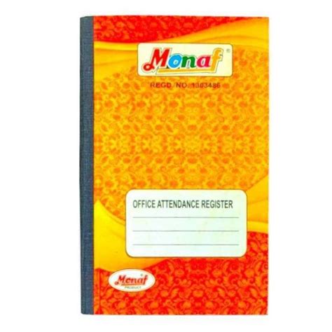 1Q Office Attendance Register - Arrival Departure - Monaf Stores