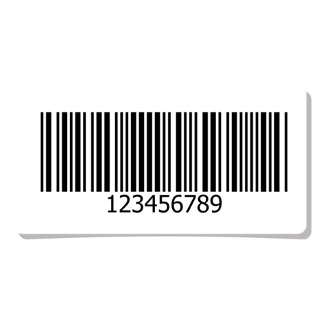 Barcode label design element - Transparent PNG & SVG vector file