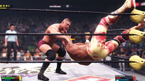 WWE 2K23 Brock Lesnar Vs Hulk Hogan Gameplay PS5 UHD 4K60FPS