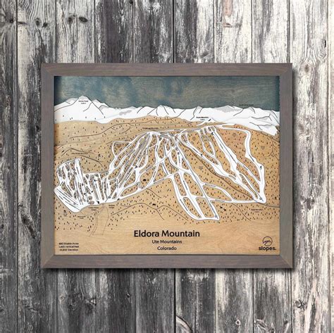 Eldora Mountain Ski Trail Map | 3D Wooden Trail Map Art – Slopes ...