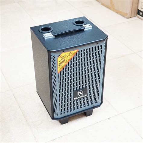 Loa Kéo Mini Nanomax S 8C Lưới Xám Bass 20cm 50w