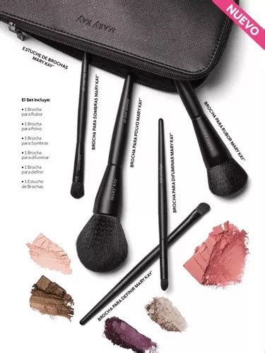 Mary Kay Kit D Maquillaje Completo Y Set Esencial De Brochas Envío Gratis