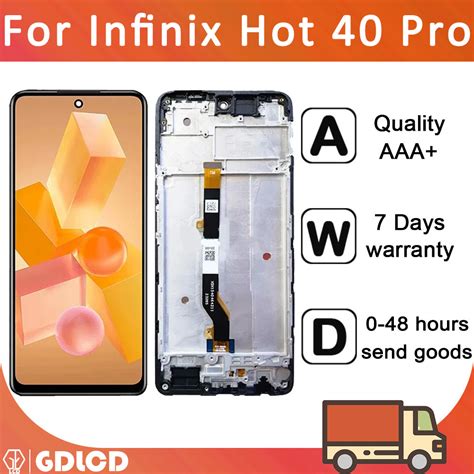 Dành Cho Infinix Hot 40 Pro X6837 LCD Có Khung Màn Hình Hiển Thị Bảng Số Hóa Cảm Ứng Shopee