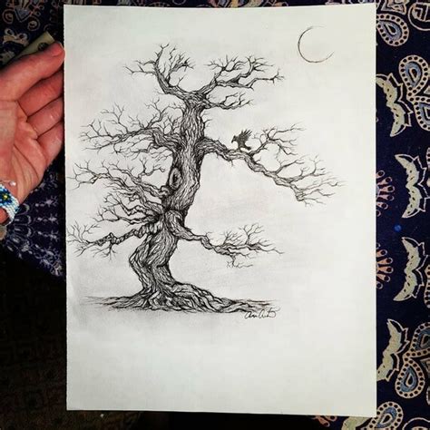 Creepy Tree Drawings