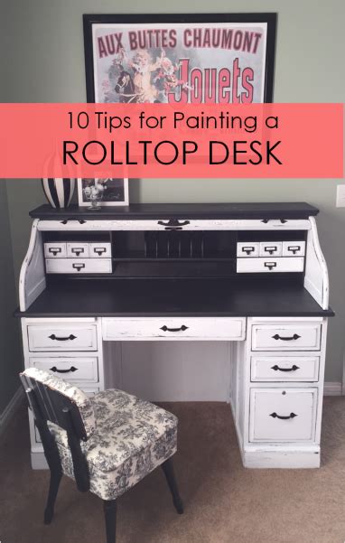 Top Tips For Painting A Rolltop Desk