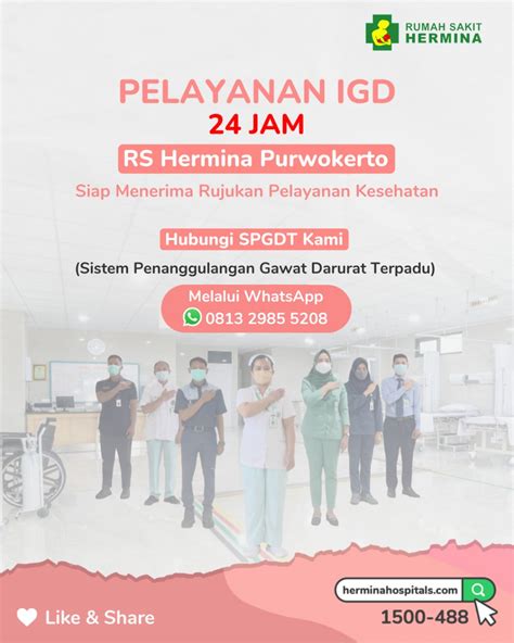 Hermina Hospitals Pelayanan Igd Rs Hermina Purwokerto Siap Melayani