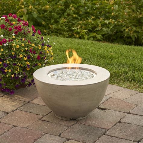 The Outdoor Greatroom Company Cove 19 Inch Round Natural Gas Fire Pit