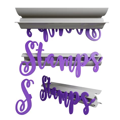 Cursive Letter Alphabet Stamp Stl Cookie Cutter Stl Store Design