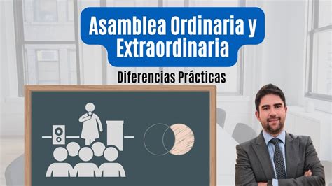 Asamblea Ordinaria Y Extraordinaria De Sociedades YouTube