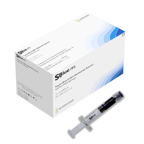 Trypan Blue PFS - 1mL Prefilled Syringe - Sidapharm