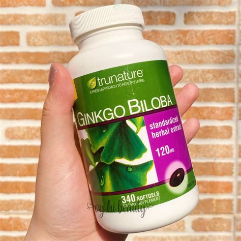 Viên uống bổ não Trunature Ginkgo Biloba 120mg 340 viên Vy Hí Beauty