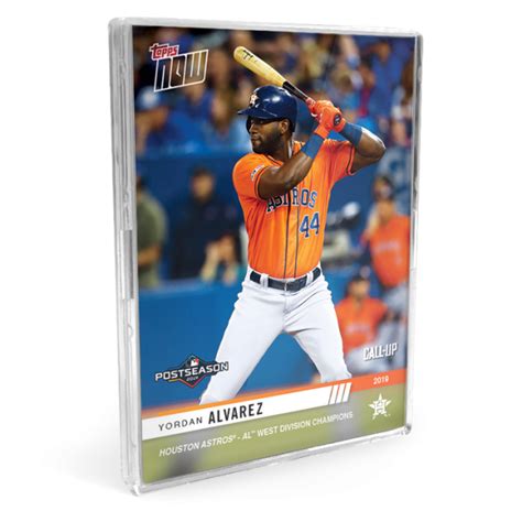 Houston Astros Topps Now Postseason Card Team Set Autograph