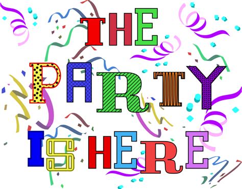 Party Is Here - Openclipart