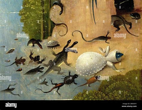 Creatures from the world of Hieronymus Bosch Stock Photo - Alamy