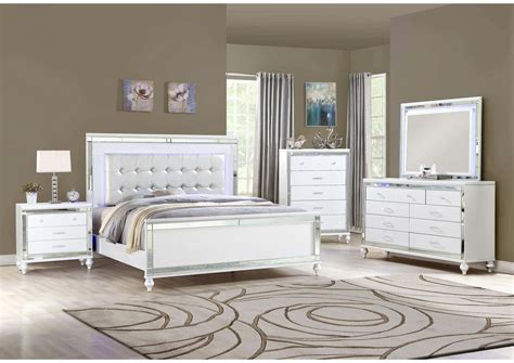 Sterling White Bedroom Set by Galaxy Furniture