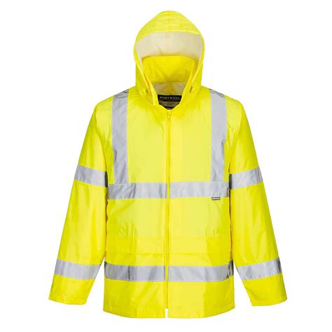 PORTWEST H440 HI VIS RAIN JACKET