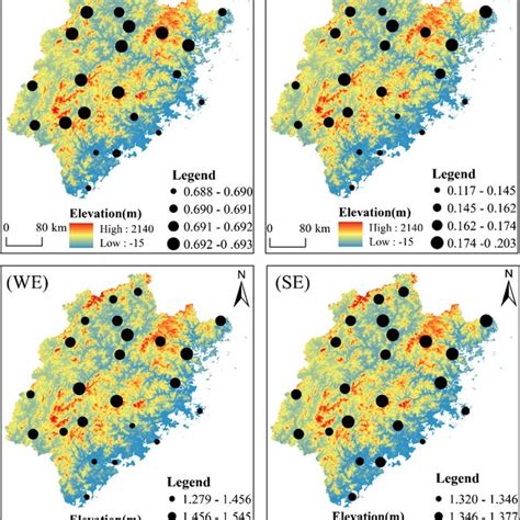 Complexity Spatial Distribution Of Monthly Precipitation Series In