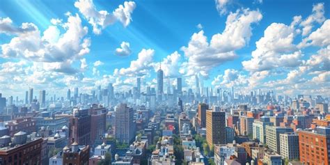 Premium Photo New York Cityscape During The Day