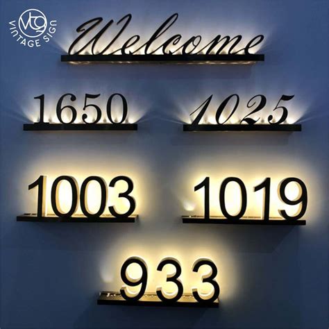 Custom 3D Metal Letter Signs Acrylic LED Backlit Channel Letters Sign