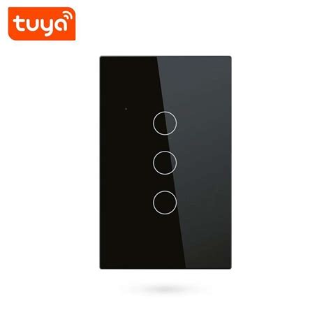 Tuya Smart Wifi Touch Switch With Rf 433mhz Black Expert4house