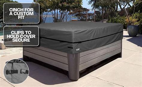 Amazon Hot Tub Cover Waterproof And Weatherproof D Polyester With PVC Coating