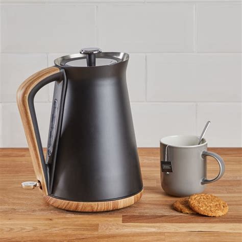 Contemporary 17l 3kw Matt Black Jug Kettle Dunelm