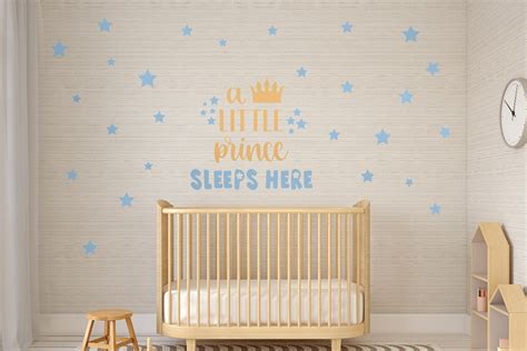 Little Prince Sleeps Here ΑΥΤΟΚΟΛΛΗΤΟ ΤΟΙΧΟΥ