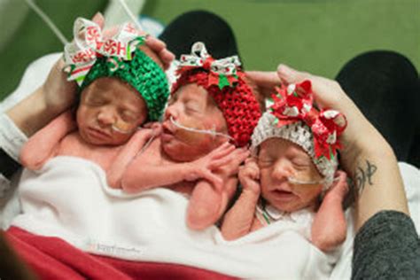 Houstons Rare Set Of Identical Triplets Heads Home From Hospital Nbc