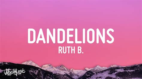 Ruth B Dandelions Lyrics Slowed Reverb Youtube Music