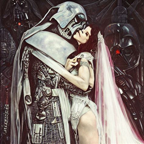 Krea Ai Sith Lord Wedding Intricate Detail Royo Klimt