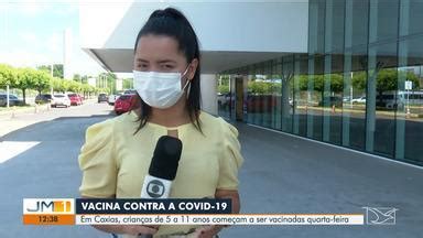 JMTV 1ª Edição Caxias inicia vacinação de crianças contra Covid 19