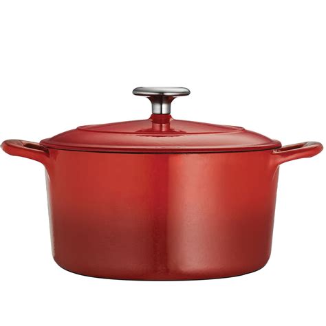 Tramontina Gourmet Enameled 6 5 Qt Cast Iron Round Dutch Oven And Reviews Wayfair