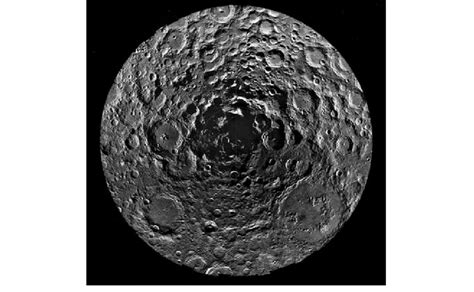 18 View Of The Moon S South Polar Region Mosaic Of 1500 Images