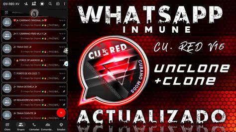 Whatsapp Inmune Actualizado Cu Red V Mods Primario Secundario