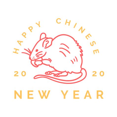 Munching Rat Chinese New Year Png And Svg Design For T Shirts