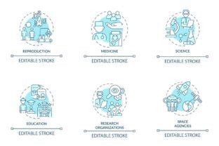 Social Institutions Concept Icons Bundle Graphic by bsd studio ... 