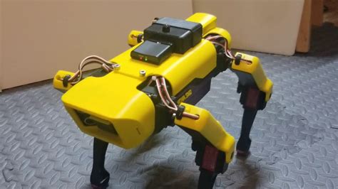 Nova Spotmicro A Spot Mini Quadruped Robot Dog Clone Youtube