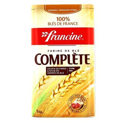 Francine Farine De Ble Complete Type La Boite De Kg Tous Les