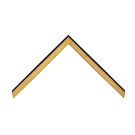 Cornice Legno Ayous Sagomata Oro Foglia Fianco Nero 44023093 Albor