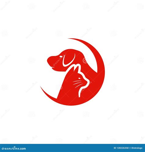 Plantilla Del Diseño Del Logotipo De La Clínica Del Animal Doméstico