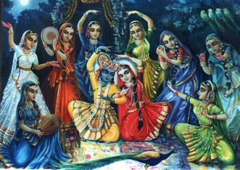 Gopi Radha Krishna: Gopis Serving Krishna by Dance / Different Poses