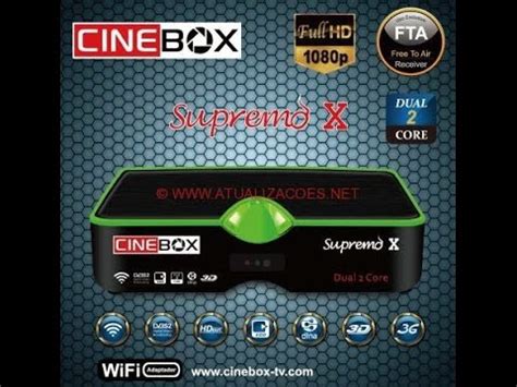 Baixar Nova Atualização do Cinebox Supremo X 22 04 2017 YouTube