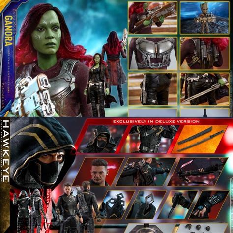 Ready Stock Hot Toys Gamora And Hawkeye Deluxe Shopee Malaysia