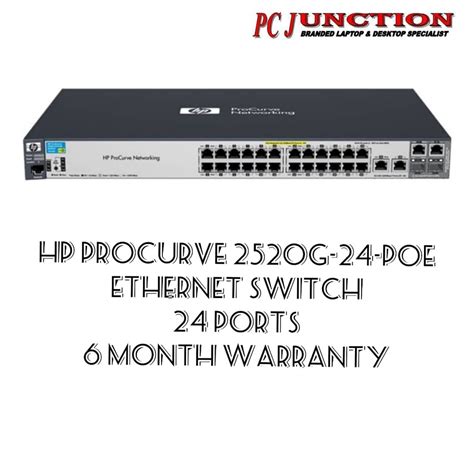 Hp Procurve 2520g 24 Poe Ethernet Switch Shopee Malaysia