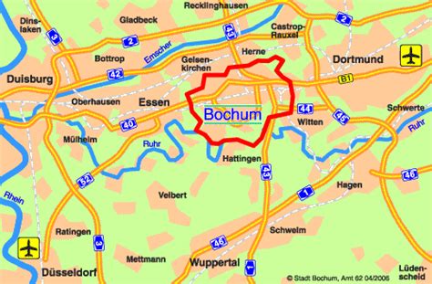 Bochum Map - Germany