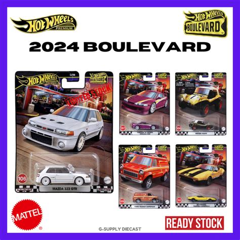 Hot Wheels Boulevard Premium Mazda Gtr Acura Integra Meyers Manx Ford Transit De Tomaso